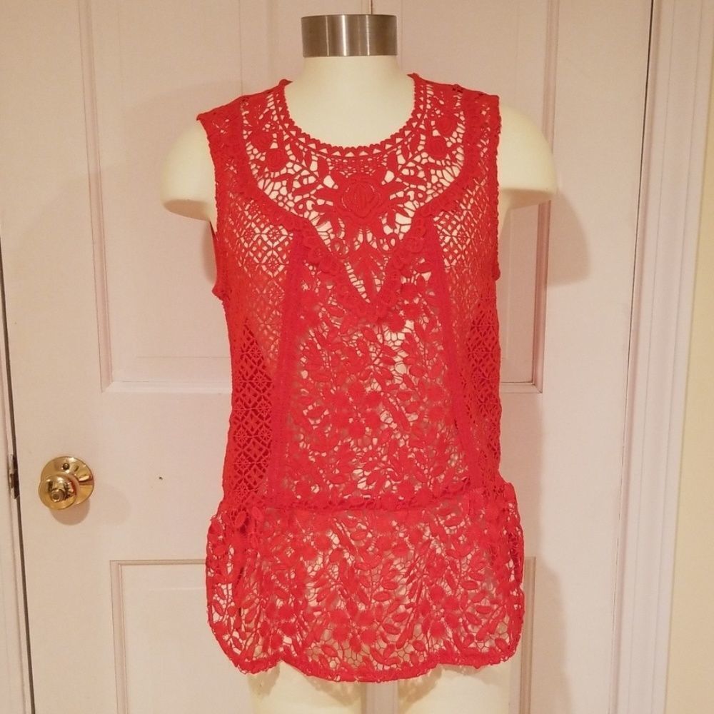 *New* Anthropolagy Tiny crochet top XS